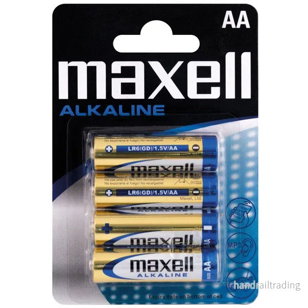 Maxell Alkaline AA / LR6-batterier – 4st.