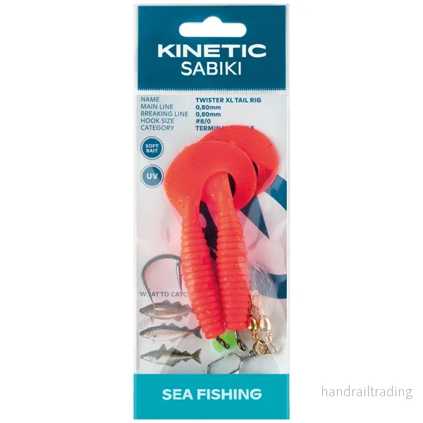 Kinetic Sabiki Twister XLred/black/gold
