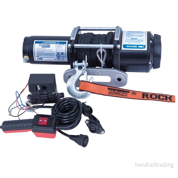Rock RP3500 el-trailerwinsch 12 Vdc 3,1HK (2,3Kw) 1589kg m/lina Rock RP3500 el-trailerwinsch 12 Vdc 3,1HK (2,3Kw) 1589kg m/lina
