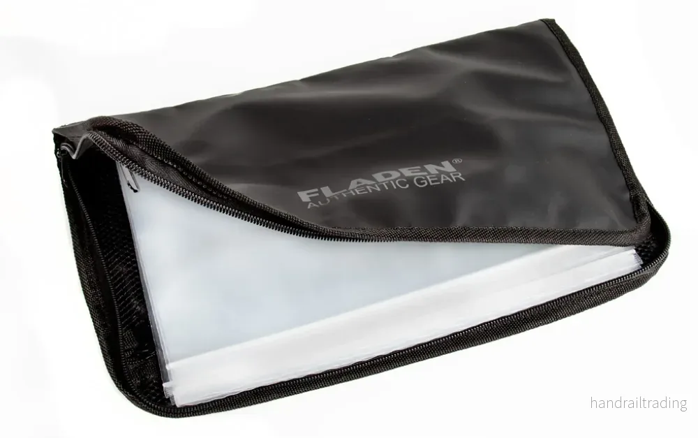 Tackelpärm med 10stplastfickor tarpaulin 21x36cm Tackelpärm med 10stplastfickor tarpaulin 21x36cm