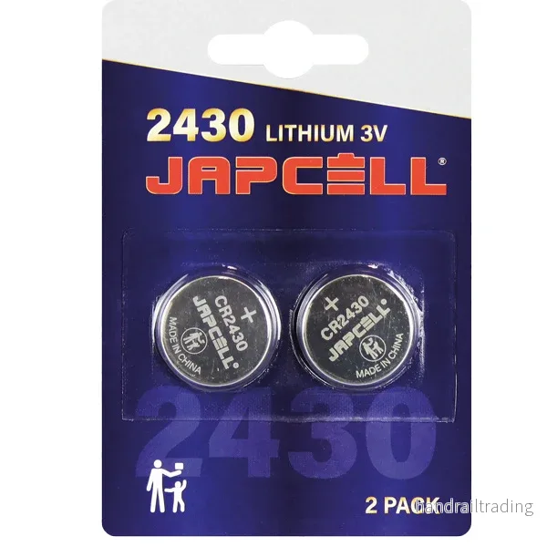 Japcell CR2430 3V litium batteri 2 st
