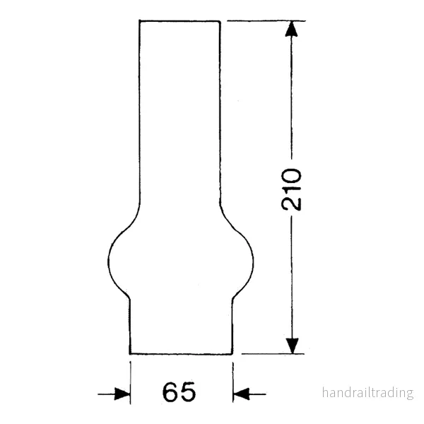 DHR Lampglas 2 x 210 mm