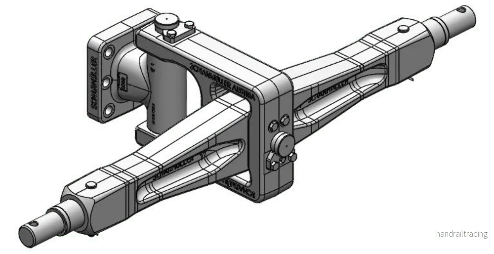 Lyftarmsdrag kat 4 med fläns 145×145 mm från Scharmüller