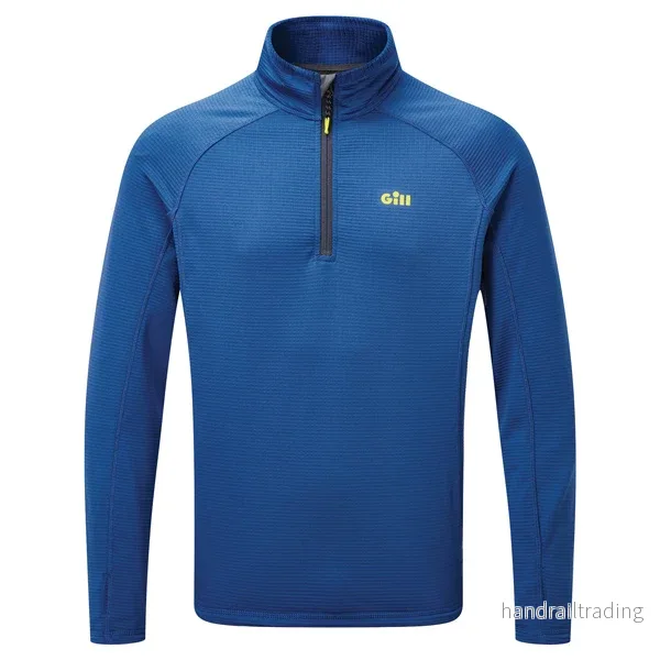 Gill 1081 4-vägs fleece med dragkedja i halsen blå strl M