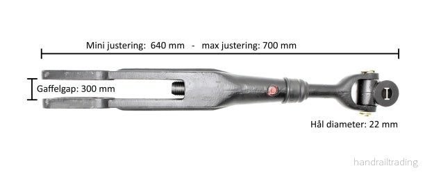 Lyftlänk Vänster MF (L17) Lyftlänk Vänster MF (L17)