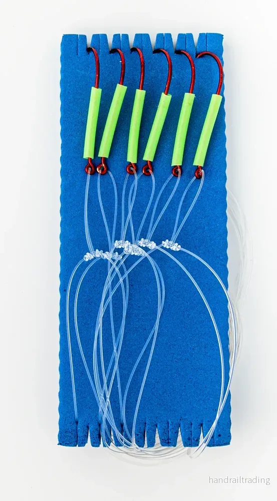 Uer six-hook lumi rig 4/0 0.75mm Uer six-hook lumi rig 4/0 0.75mm