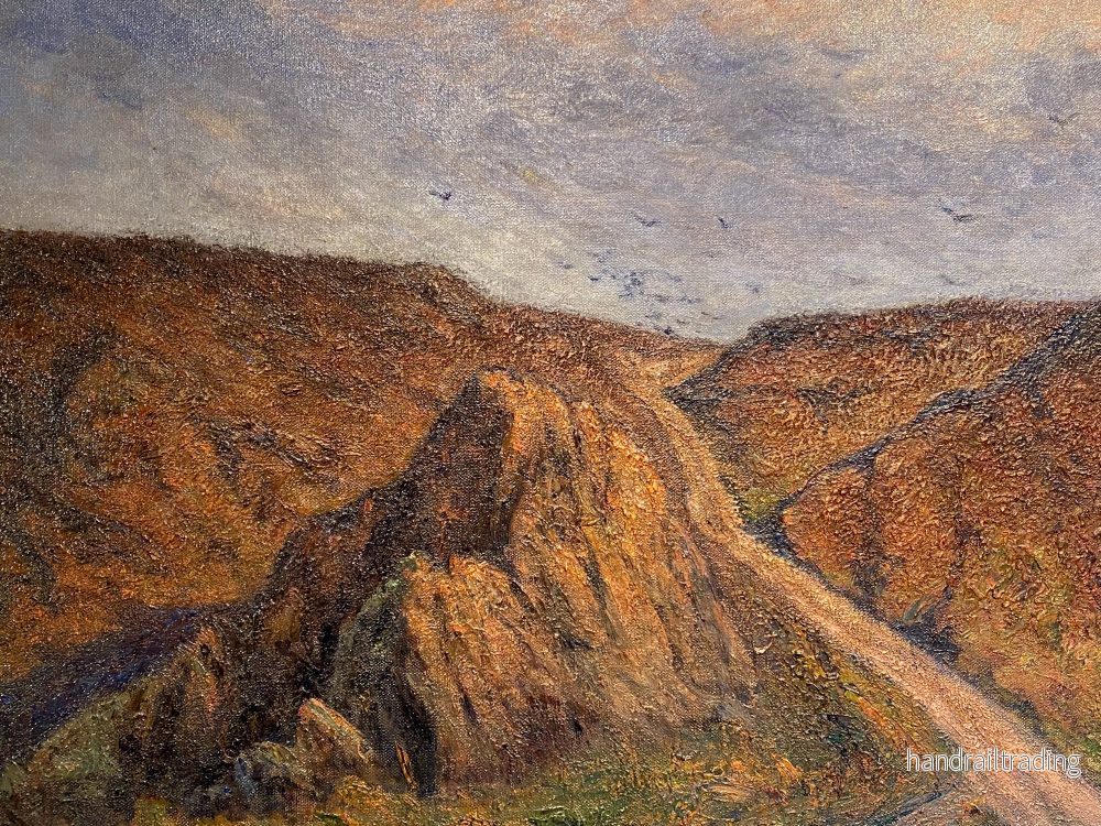Charlotte Wahlström - Blommande ljunghed (oil painting) - Bild 2