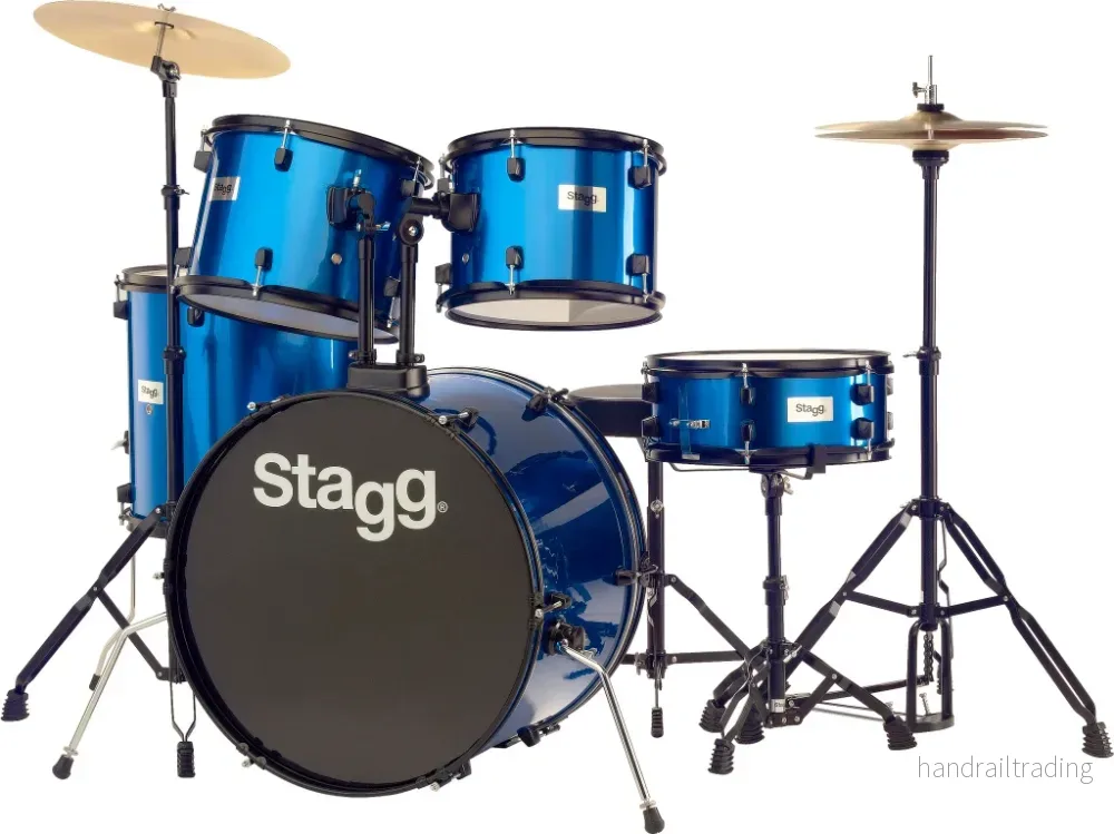 TIM122BBL 5Pc Drset.22″+Hw/Cym/Throne-Bl TIM122BBL 5Pc Drset.22″+Hw/Cym/Throne-Bl
