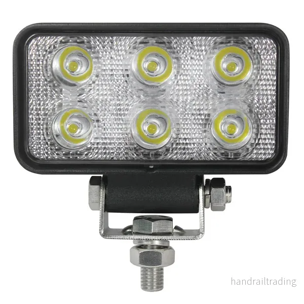 1852 däcksbelysn. 10-30V, 9W Osram LED, Spot 753lm, 112x62x38mm