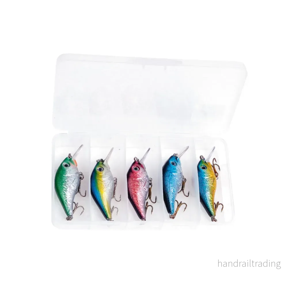 Wobbler 5p 7cm i box flytande Wobbler 5p 7cm i box flytande