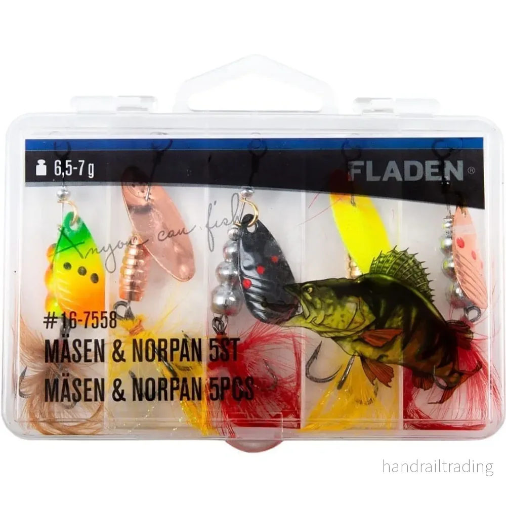 Mäsen & Norpan 5pcs6.5-7g in plastic box Mäsen & Norpan 5pcs6.5-7g in plastic box