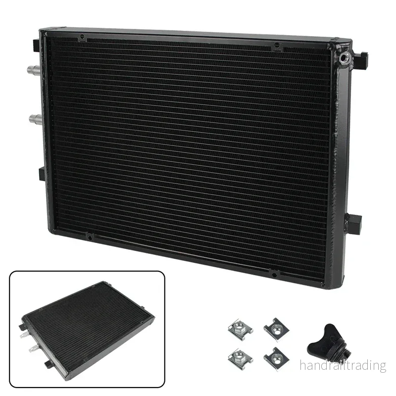 Front Mount Heat Exchanger Upgrade Radiator For 15-19 BMW M2C M3 M4 F80 F82 F87 S55 3.0L Competition Black/Silver - Bild 2