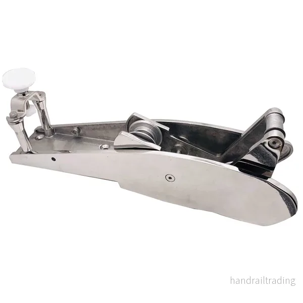 1852 Ankarrulle vippbar gjuten AISI 316 stål L-530mm B-102mm 