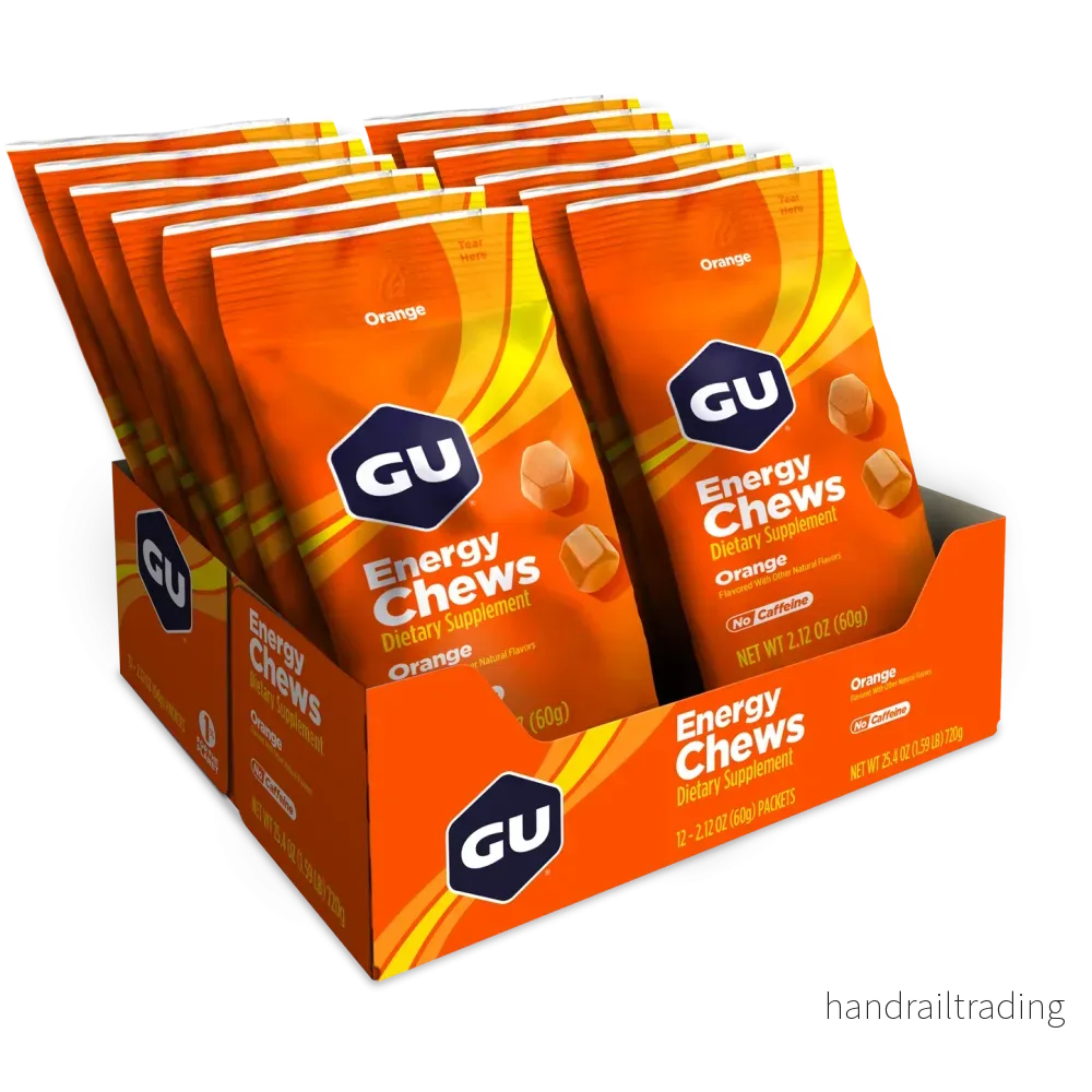GU Energy Chews Orange (12 x 60 g)