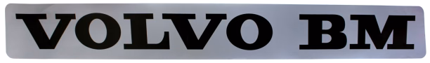 Dekal Volvo BM Grå (Stor) (Glasskåpet) Dekal Volvo BM Grå (Stor) (Glasskåpet)