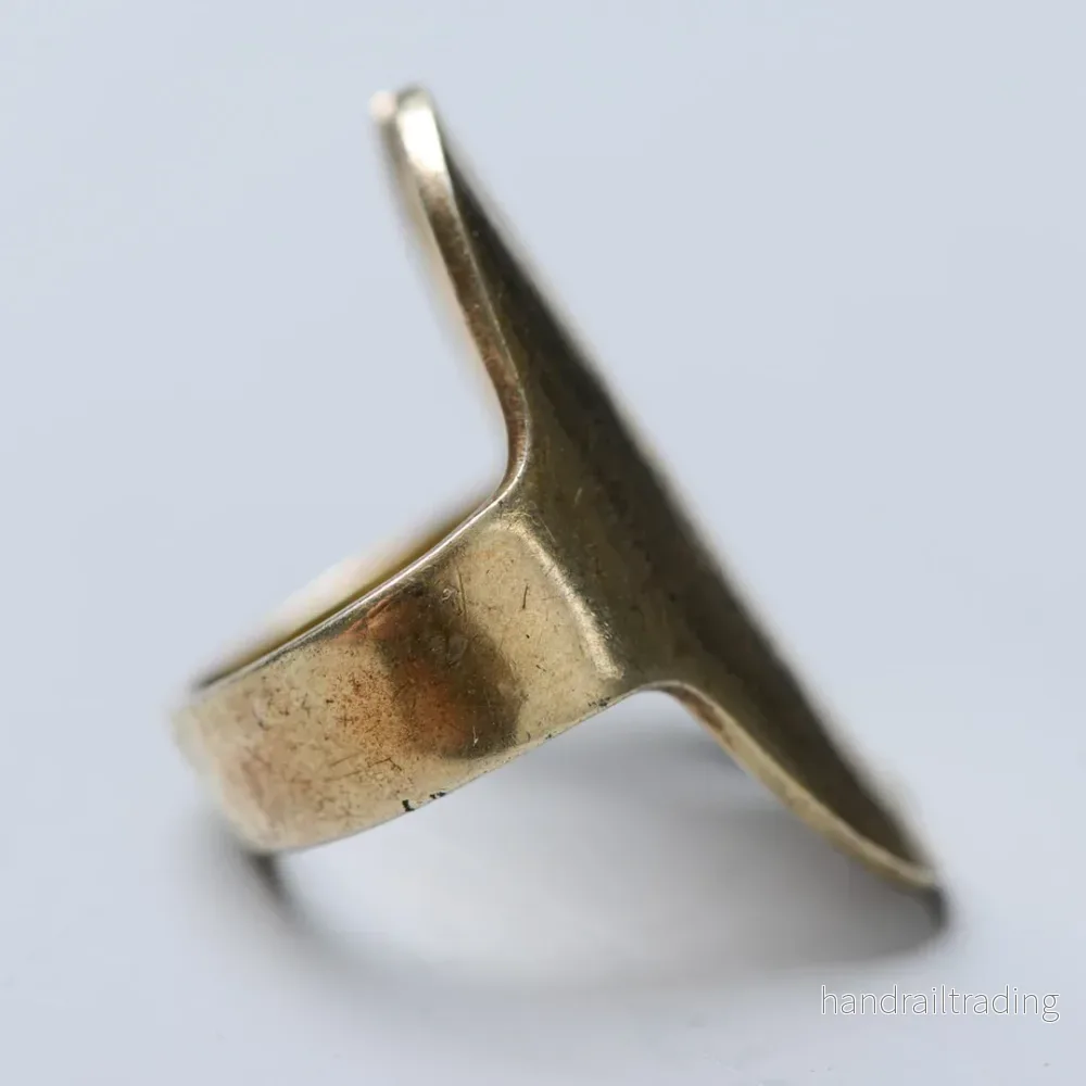 Inga-Britt IBE Dahlquist - goldplated ring - Bild 3