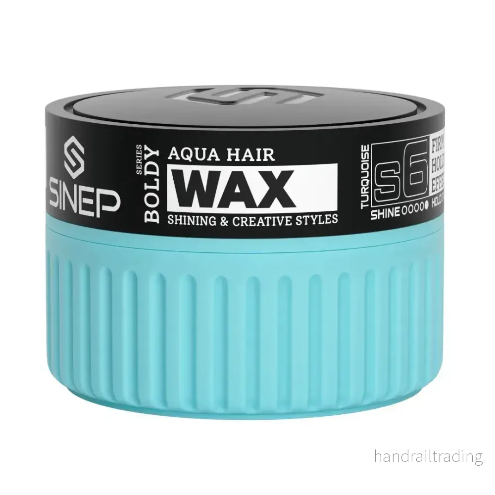 Sinep S6 Aqua Boldy Turquoise Hårvax – 150 ml