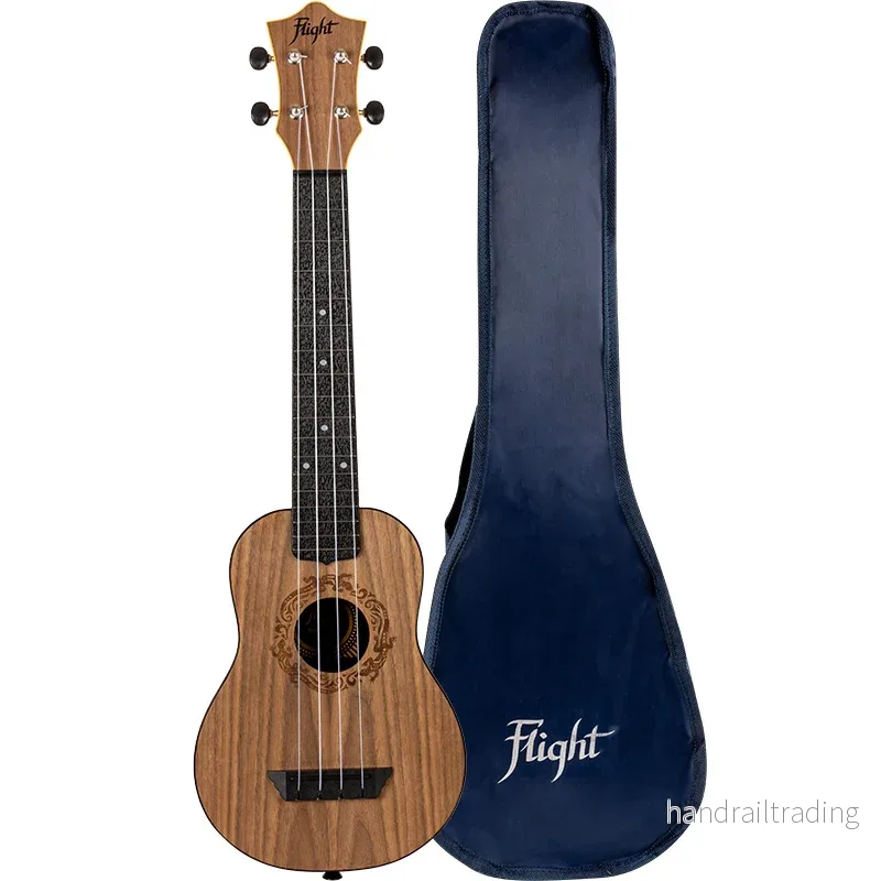Flight TUSL-50 Travel Soprano Longneck Walnut