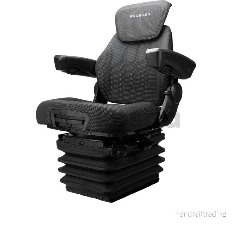 Luftfjädrad premiumstol med rotation från Proboss, 260mm spårmått Luftfjädrad premiumstol med rotation från Proboss, 260mm spårmått