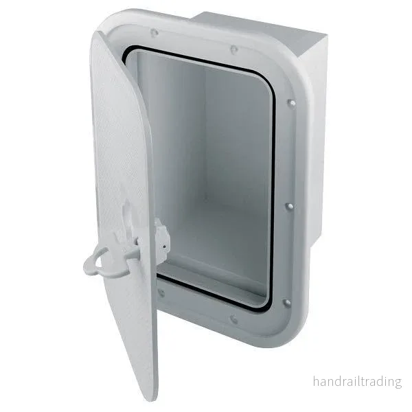 Inbyggnadsbox svart med lucka 37,5x28x17,5cm Inbyggnadsbox svart med lucka 37,5x28x17,5cm