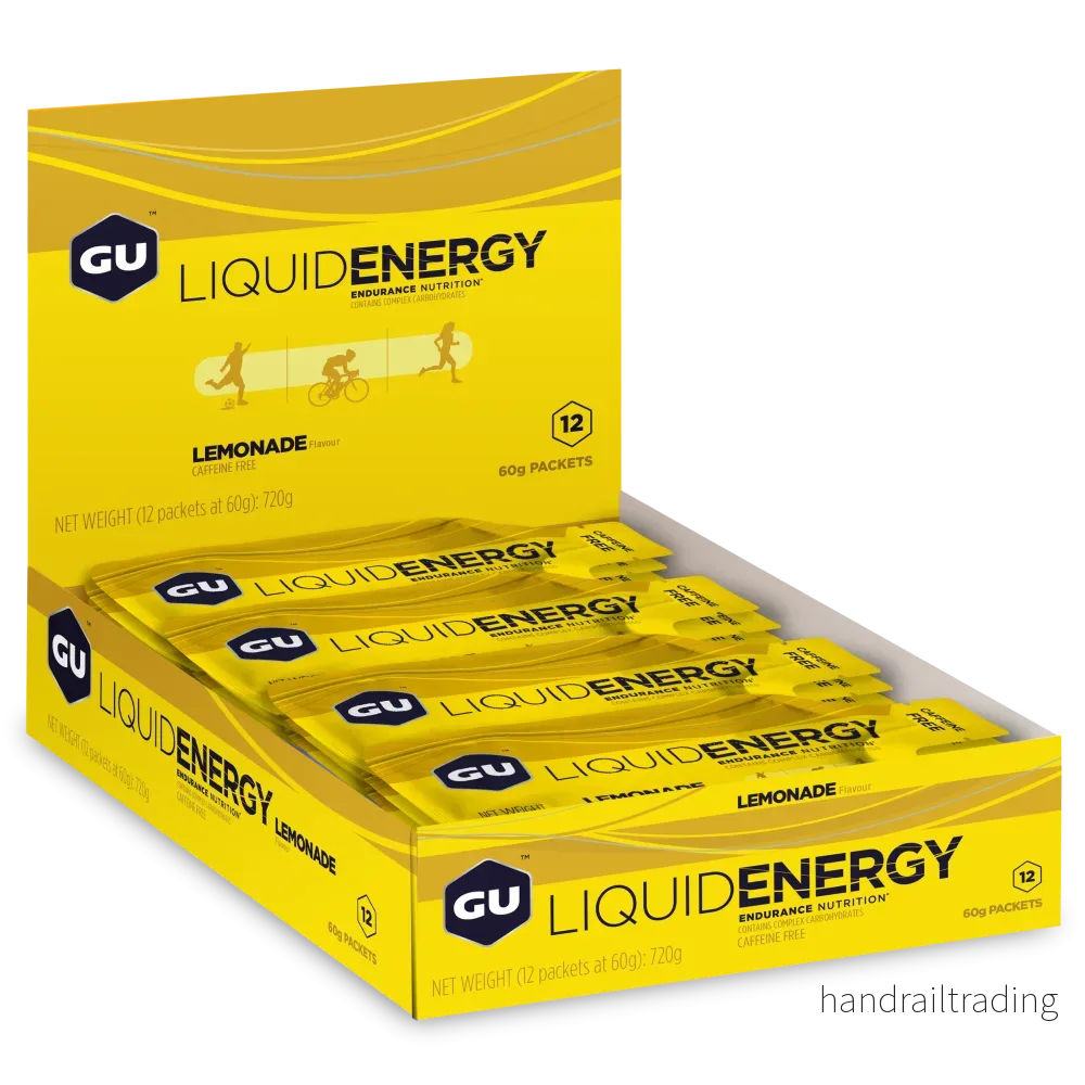 GU Energy Energigel Liquid Lemonade (12 x 60g) - DATUM PRODUKT