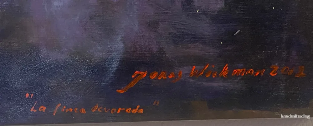 Jonas Wickman - La Finca devorada, oil painting 2012 - Bild 2