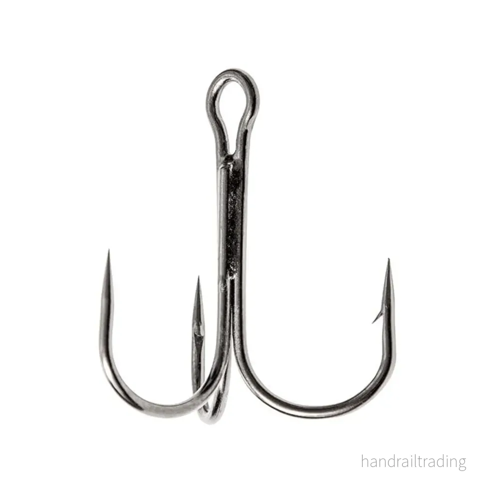 Maxximus black nickel treble hooks