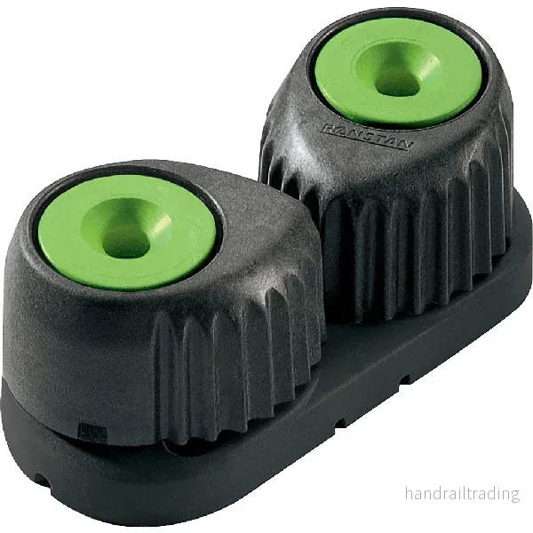 Ronstan Medelstor cleat, grön för 3-12 mm lina