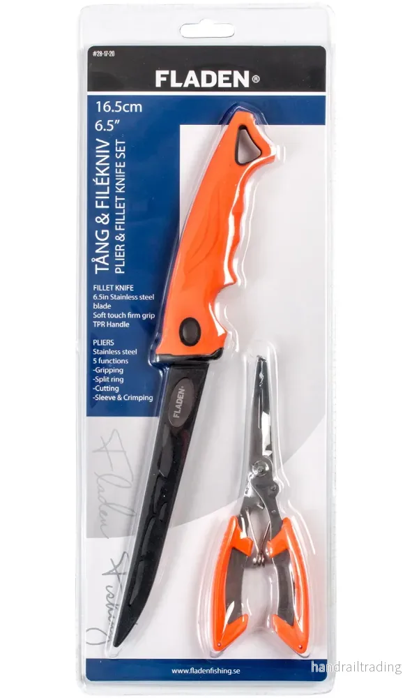 Filetknife 16cm & plier set