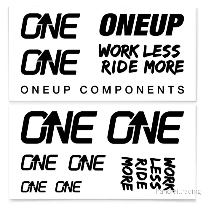 OneUp HB Decal Kit Black