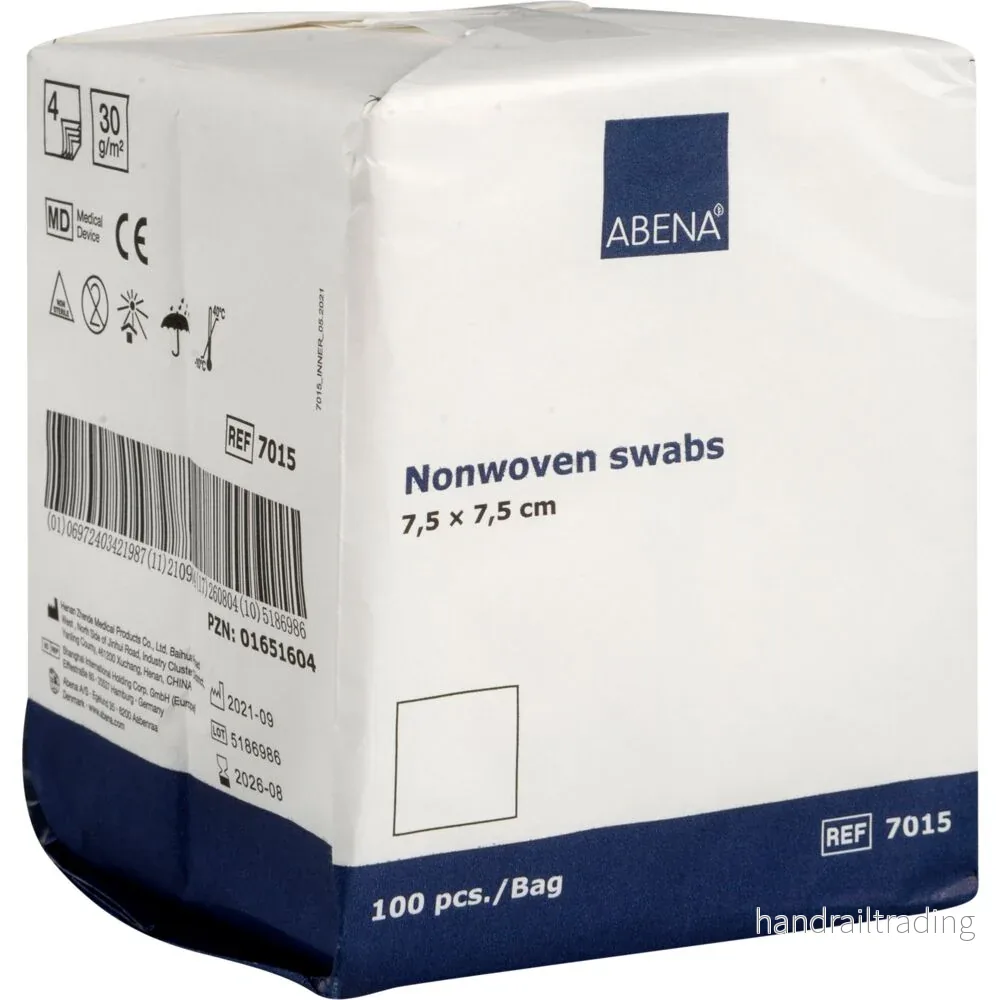 Kompress nonwoven vit 4-lags 7,5×7,5