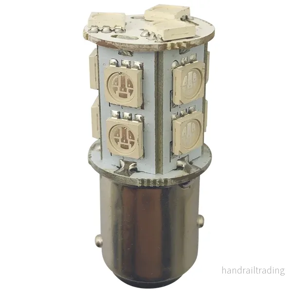 1852 LED-lanternlampa BAY15D 10-36Vdc 2,2/20W grön – 2 st. 1852 LED-lanternlampa BAY15D 10-36Vdc 2,2/20W grön – 2 st.