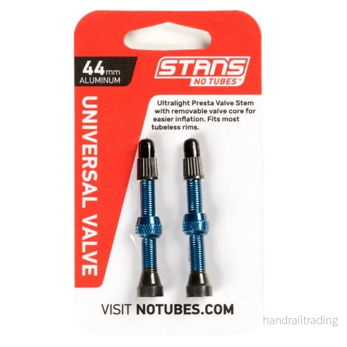 Stan’s Tubeless ventilset ALU presta 44 mm (blå)