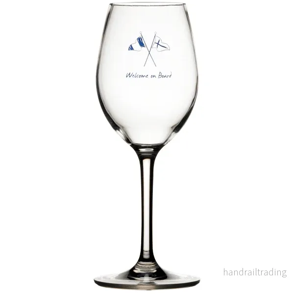 MB Welcome on board Vinglas Ø6 cm H21 cm 325 ml. 6 st