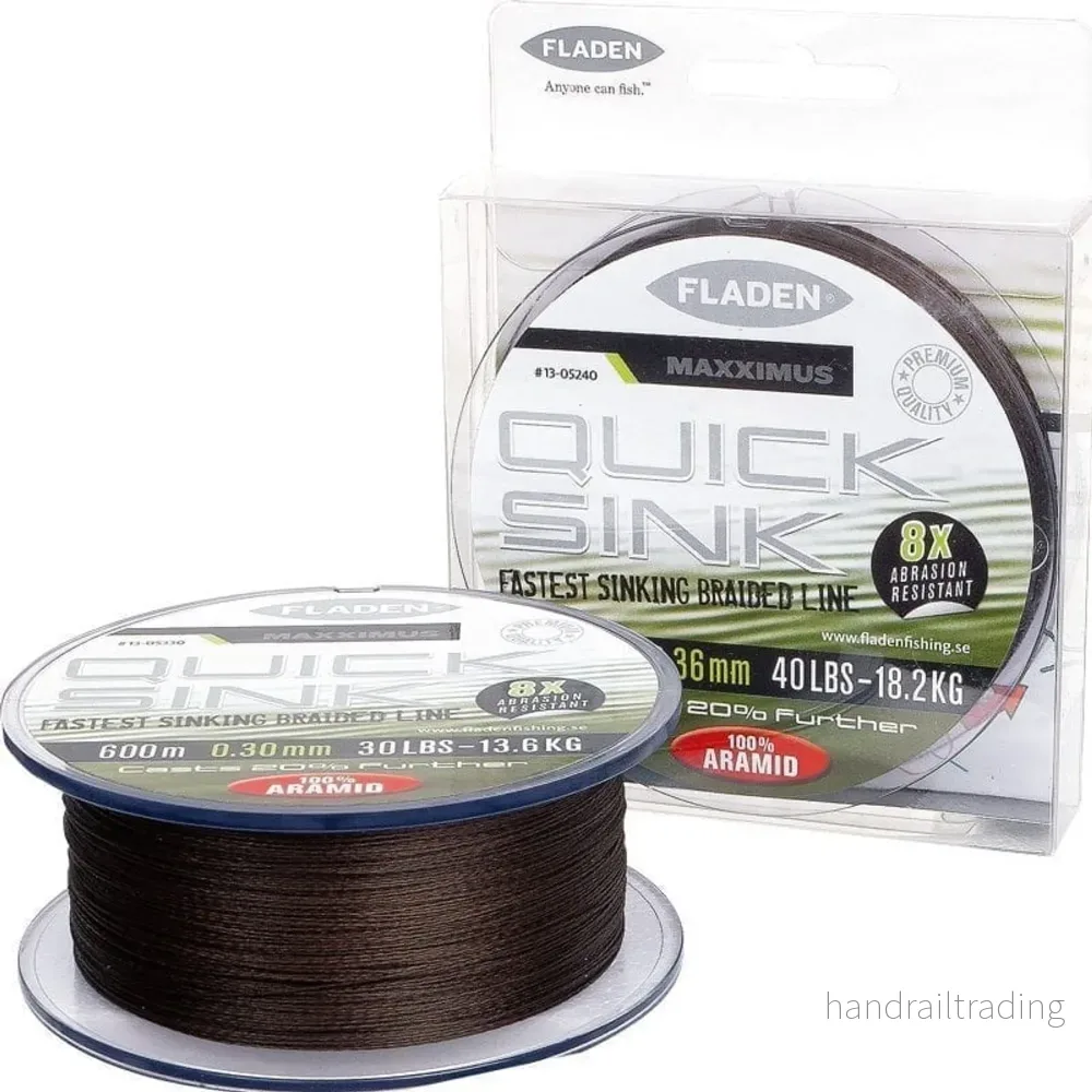 Maxximus Aramid quick sink 150m 0.30mm 30Lbs 13.6kg
