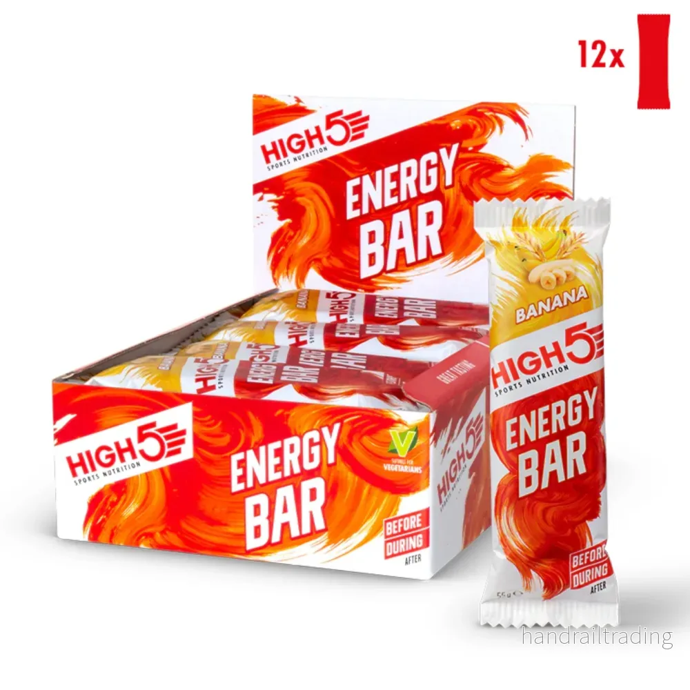 High5 Energy Bar Banana (12 x 55 g) High5 Energy Bar Banana (12 x 55 g)