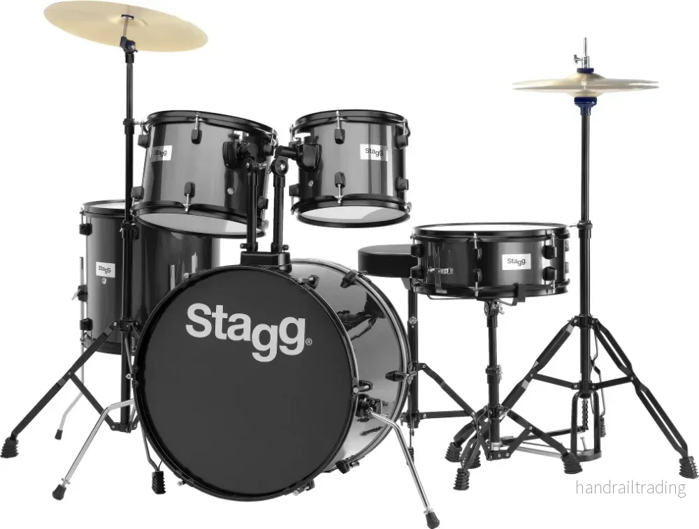 TIM120BBK 5Pc Drset.20″+Hw/Cym/Throne-Bk