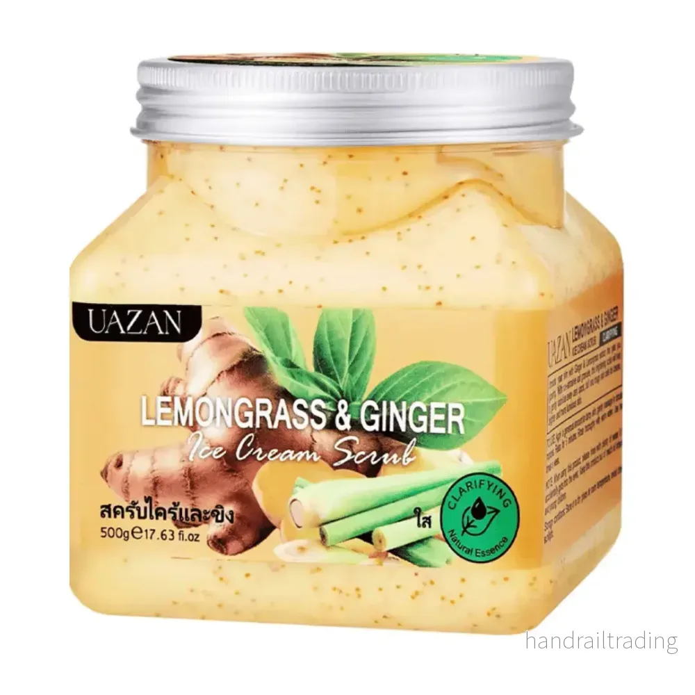Lemongrass & ginger – ansikts- och kroppsskrubb 500 g