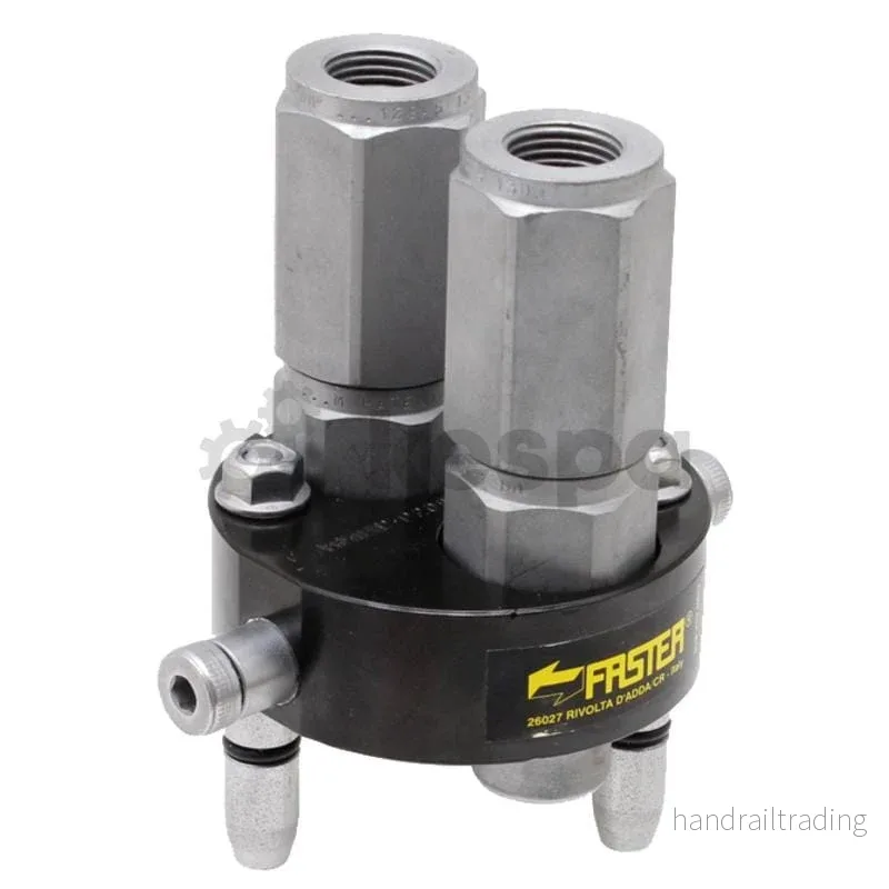 Nippelplatta Mulifaster 2 anslutningar 1/2″, med tryckeliminering, 3P208-2-12G M