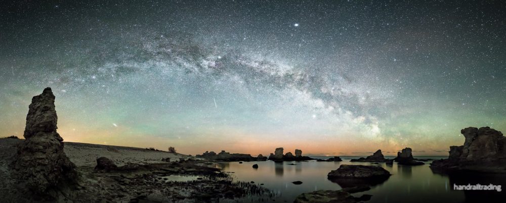 Carl Bergstrand - The Milky Way before sunrise (Vintergatan före soluppgång), Fine Art Print