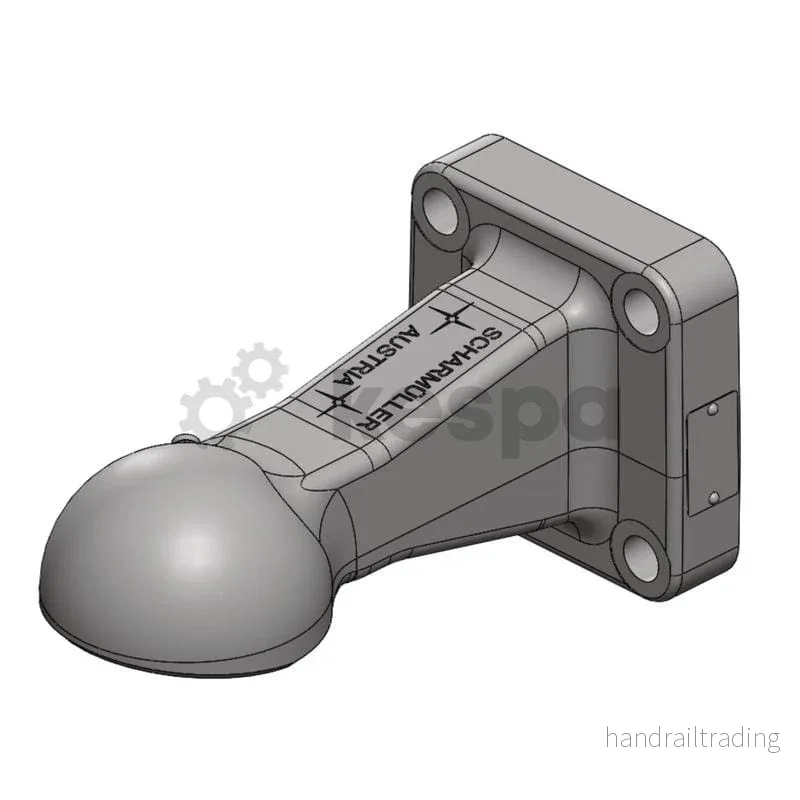 Kulhandske K80 120×120 M20 4-hål från Scharmüller