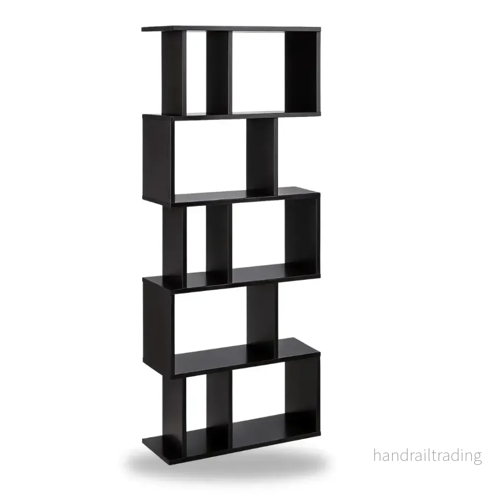 Modern Svart Hylla för Salong