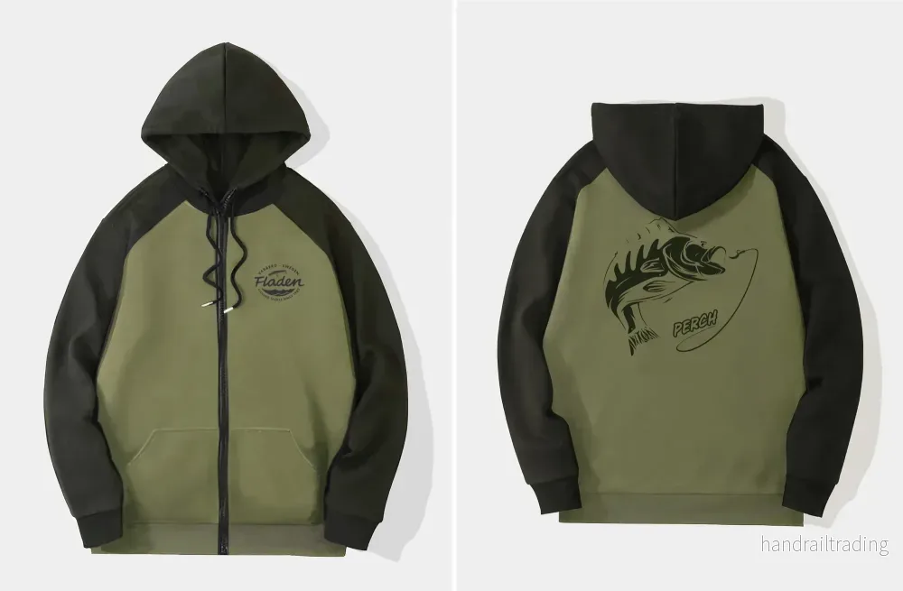 Hoody jacket duo green perch Hoody jacket duo green perch
