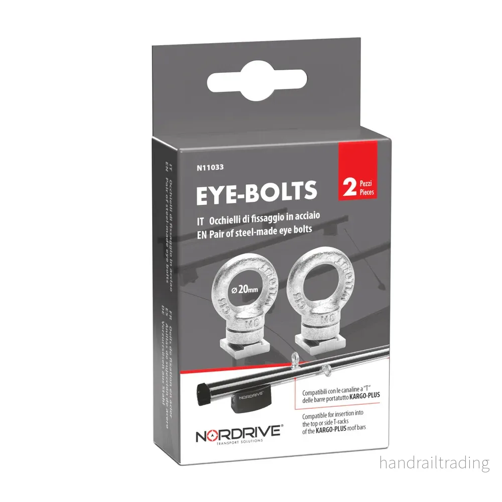 SET 2PCS FIXING EYEBOLT "KP-3" FOR "KARGO-PLUS" ROOFBARS - Bild 3