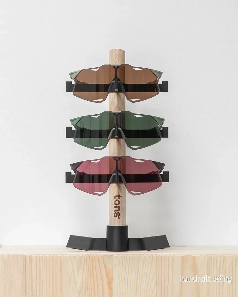 Tons Desk Organiser 3x Glasses Natural Oak Tons Desk Organiser 3x Glasses Natural Oak