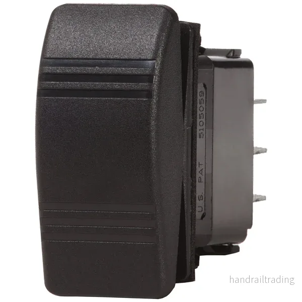 Blue Sea Systems vattentät switch Contura DPST Off-(On) svart