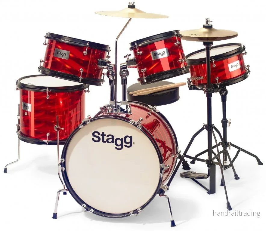 TIMJR5/16BRD 5Pc 16″Jr Drset+Hw/Throne-Red TIMJR5/16BRD 5Pc 16″Jr Drset+Hw/Throne-Red