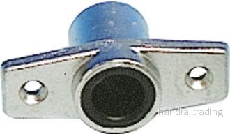Årklyksfäste 2 1/4″ för nedfällning, alu öppen botten, 1 styck