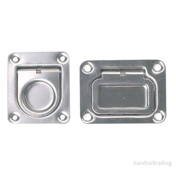 Durkring med fjäder 66x56mm djup 12mm RF stål