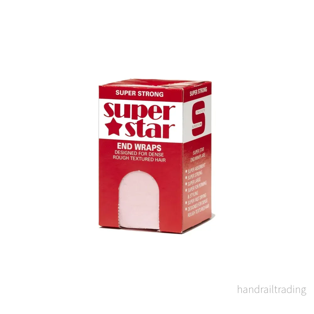 Superstar End Wraps Pink – permanentpapper 1000 st
